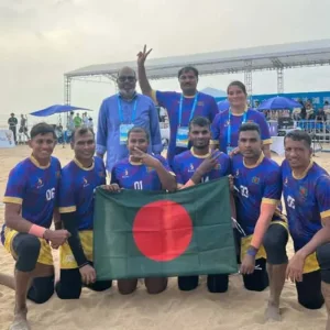 এশিয়ান বিচ গেমসে এক দিনে দুই জয় বাংলাদেশের