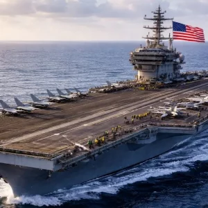 ইরান অবরোধে দুটি বিমানবাহী রণতরিসহ ২৬ যুদ্ধজাহাজ মোতায়েন যুক্তরাষ্ট্রের