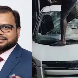 নেত্রকোনায় জামায়াতের এমপির গাড়িতে হামলা-ভাঙচুর