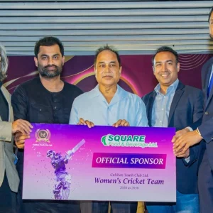 নারী প্রিমিয়ার লিগ ক্রিকেটে গুলশান ইয়ুথ ক্লাবের স্পনসর হলো স্কয়ার ফুড অ্যান্ড বেভারেজ 