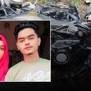 ট্রলির ধাক্কায় দুমড়ে মুচড়ে গেল মোটরসাইকেল, স্বামী-স্ত্রী নিহত