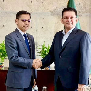 পররাষ্ট্রমন্ত্রীর সঙ্গে ভারতীয় হাইকমিশনারের বিদায়ী সাক্ষাৎ