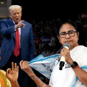 ‘মমতা হচ্ছেন শাড়ি পরা ট্রাম্প’- পদত্যাগ করতে না চাওয়ায় দিলীপের কটাক্ষ