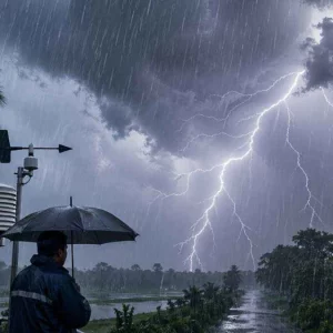 দেশের ১৮ অঞ্চলে ঝড়সহ বজ্রবৃষ্টির শঙ্কা, নদীবন্দরে সতর্ক সংকেত