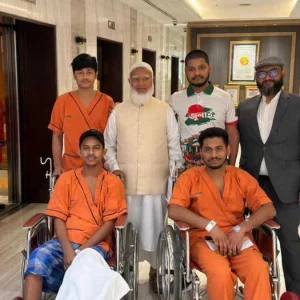 আহত জুলাই যোদ্ধাদের দেখতে ব্যাংককের হাসপাতালে জামায়াত আমির