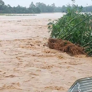 পাহাড়ি ঢল ও টানা বৃষ্টিতে বাড়ছে নদীর পানি, প্লাবিত নিম্নাঞ্চল