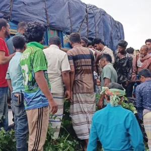 ব্রাহ্মণবাড়িয়ায় ট্রাকচাপায় মোটরসাইকেলের দুই আরোহী নিহত