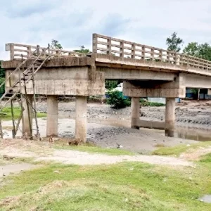 সড়ক ছাড়াই দাঁড়িয়ে আছে ৮ কোটি টাকার সেতু