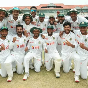 প্রথমবারের মতো টেস্ট র‌্যাঙ্কিংয়ে সাতে উঠে এলো বাংলাদেশ
