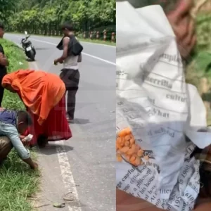 পুলিশের ধাওয়ায় কারবারিদের ইয়াবা রাস্তায়, কুড়িয়ে নিলেন স্থানীয়রা