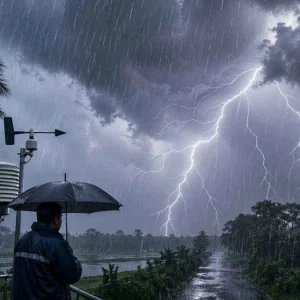 দেশের ৮ অঞ্চলে বজ্রবৃষ্টিসহ ঝোড়ো হাওয়ার আভাস