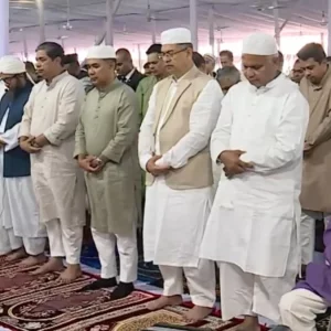 জাতীয় ঈদগাহে ঈদুল আজহার প্রধান জামাত অনুষ্ঠিত