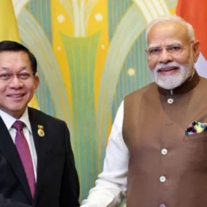 ভারতের সঙ্গে সম্পর্ক জোরদারে দিল্লিতে মিয়ানমারের প্রেসিডেন্ট মিন অং হ্লাইং