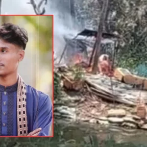 নোয়াখালীতে তরুণকে পিটিয়ে হত্যার ঘটনায় ৮ বাড়িতে আগুন