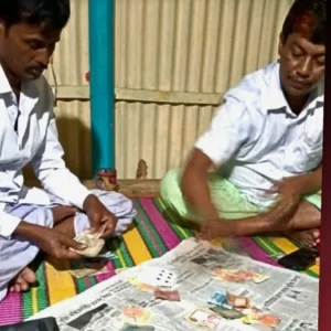 জুয়ার আসরে বিএনপি নেতা, ছবি ভাইরাল