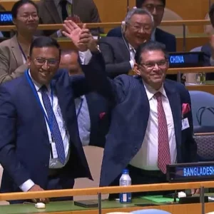 জাতিসংঘ সাধারণ পরিষদের সভাপতি খলিলুর রহমানকে চীনের অভিনন্দন