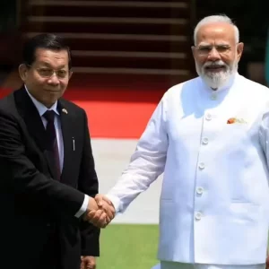 ভারতের বিরুদ্ধে আমাদের ভূখণ্ড ব্যবহার করতে দেব না: মায়ানমারের প্রেসিডেন্ট