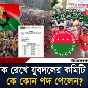 ঘোষিত হলো যুবদলের পূর্ণাঙ্গ কেন্দ্রীয় কমিটি , কে কোন পদে?