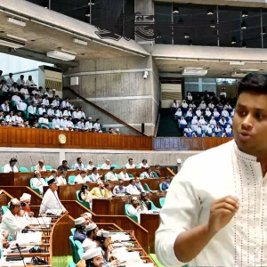 ১৫২ শিক্ষার্থীকে সংসদে বাজেট অধিবেশন দেখার সুযোগ করে দিলেন 