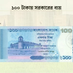 আপনার দেওয়া ১০০ টাকার কর কোথায় কীভাবে খরচ করবে সরক