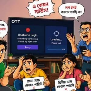 অর্থ দিয়েও ওটিটি প্ল্যাটফর্মে বিশ্বকাপ খেলা দেখা নিয়ে গ্রাহকদের চরম ক্ষোভ