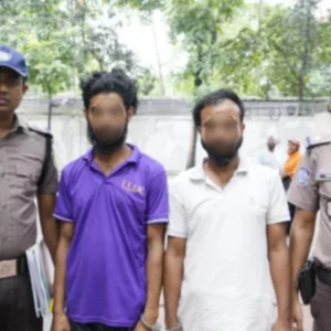 শেওড়াপাড়ায় মোটরসাইকেল আরোহীর মাথায় ইট নিক্ষেপ, গ্রেপ্তার ২