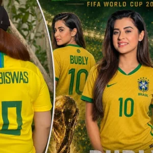 ব্রাজিলপ্রেমে বিভেদ ভুলে এক কাতারে অপু-বুবলী