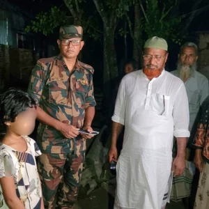 সীমান্তে দিনভর উত্তেজনার পর বাংলাদেশি শিশু ফিরলো পরিবারের কাছে