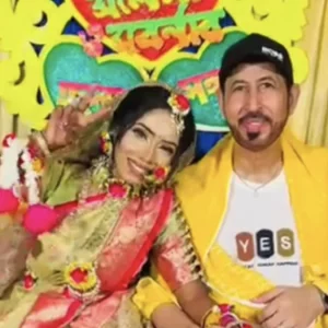 প্রেমের টানে শরীয়তপুরে ছুটে এলেন পঞ্চাশোর্ধ্ব আমিরাত নাগরিক