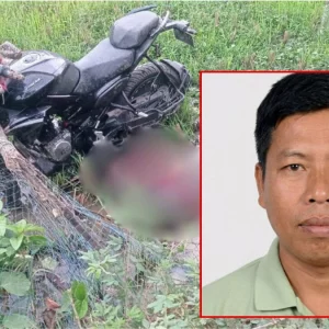 খাগড়াছড়িতে মোটরসাইকেল খাদে পড়ে নিহত ১
