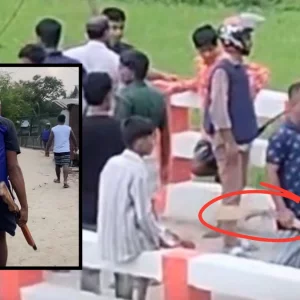টেঁটাযুদ্ধে কুখ্যাত সেই নিলক্ষায় এবার নতুন অস্ত্রের ভিডিও ভাইরাল