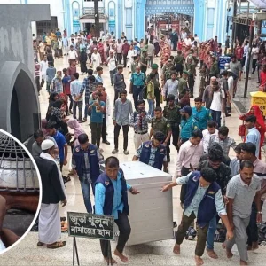 শাহজালাল মাজারের দানের ডেক সিলগালা, বসল প্রশাসনের দানবাক্স
