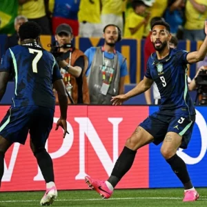ম্যাথউস কুনহার গোলে অবশেষে লিড পেলো ব্রাজিল