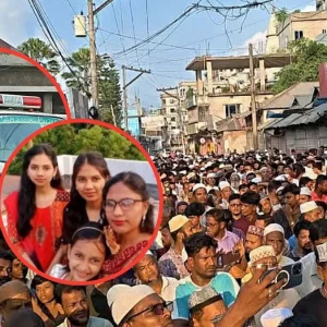 মা ও তিন মেয়ে খুন: লক্ষ্মীপুরে জানাজা শেষে লাশ নেওয়া হল কুমিল্লায়