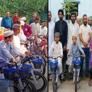 মসজিদে টানা ২৭৫ ওয়াক্ত নামাজ পড়ে ১৩ শিশু পেল সাইকেল