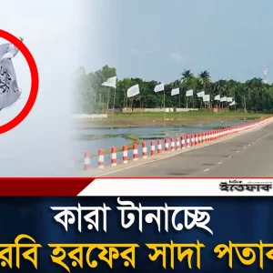 কারা টানাচ্ছে আরবি হরফের সাদা পতাকা? নজরদারিতে সরকার