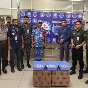 শাহজালালে দুবাই থেকে আসা বিমানের ফ্লাইটে মিললো ১৬০টি স্বর্ণের বার