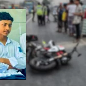 মোটরসাইকেল নিয়ে জাফলং ঘুরতে গিয়ে স্কুলছাত্র নিহত, আহত ২ বন্ধু