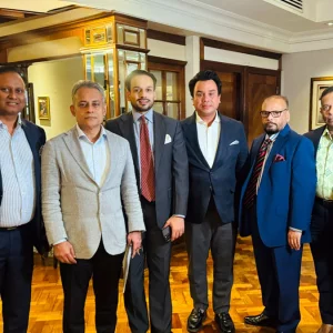 লন্ডনে যোগাযোগমন্ত্রীর সঙ্গে বিবিসিসিআই প্রতিনিধিদলের সৌজন্য সাক্ষাৎ