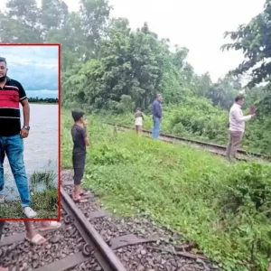 রেল লাইনের দেড় কিমিজুড়ে ছড়িয়ে ছিল ব্যবসায়ীর দেহাংশ