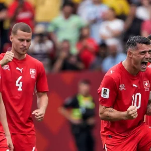 কলম্বিয়াকে টাইব্রেকারে হারিয়ে কোয়ার্টার ফাইনালে সুইজারল্যান্ড 