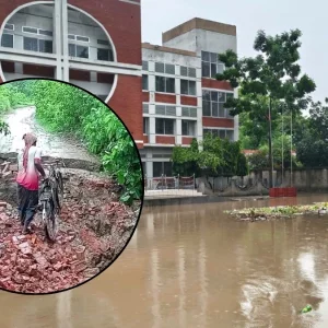 ৫ ঘণ্টায় ১৬৭ মিলিমিটার বৃষ্টিতে চুয়াডাঙ্গায় নিচু এলাকা প্লাবিত