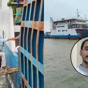 এমপি মাসউদের জন্য মাঝ নদী থেকে ঘাটে ফেরানো হলো ফেরি, যাত্রীদের ক্ষোভ