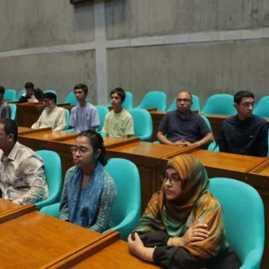 এশিয়া-প্যাসিফিক এআই অলিম্পিয়াডে স্বর্ণপদকজয়ী বাংলাদেশি শিক্ষার্থীদের সংসদ অধিবেশন দেখার ইচ্ছা পূরণ করলেন প্রধানমন্ত্রী
