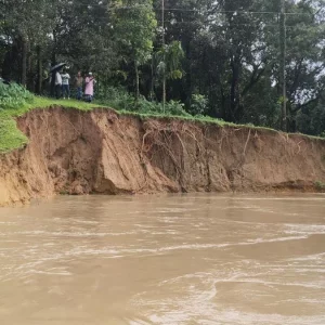 খাসিয়ামারা নদীর ভাঙনে অস্তিত্বসংকটে তিন গ্রাম