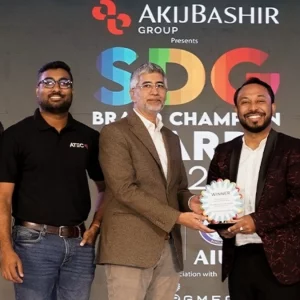 সাশ্রয়ী ও পরিছন্ন জ্বালানী ক্যাটাগরিতে এসডিজি ব্র্যান্ড চ্যাম্পিয়ন অ্যাওয়ার্ডস এটেকের