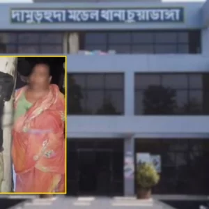 ভারতীয় সীমান্তে মাদক কারবারের অভিযোগে মা-ছেলেকে বেঁধে ডাকা হলো পুলিশ