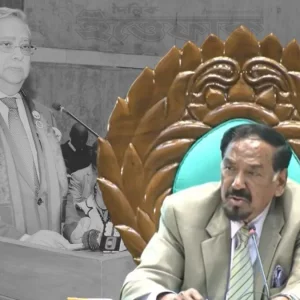সংবিধানের ৫৪ অনুচ্ছেদ অনুযায়ী স্পিকার রাষ্ট্রপতির দায়িত্ব পালন করতে পারেন