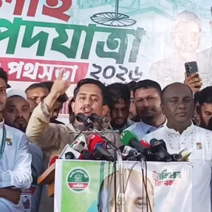 দেশের মানুষ তারেক রহমানকে ‘লাল কার্ড’ দেখাবে: সারজিস আলম