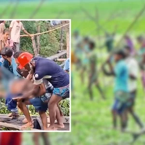 দুপক্ষের সংঘর্ষের পর নদীতে ভেসে এলো ঘাড়ে টেঁটাবিদ্ধ মরদেহ, আহত ৪০